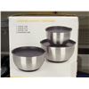 Image 3 : MIU Stainless Steel Mixing Bowls With Lids Set