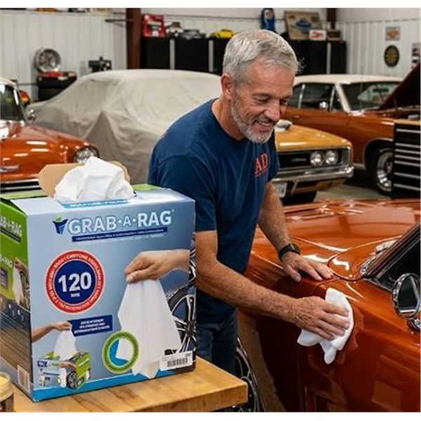 GRAB-A-RAG 120-Count Reusable Microfiber Wipes