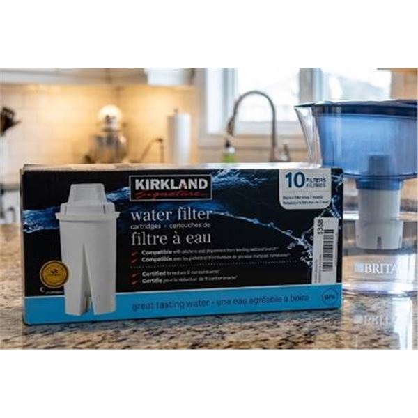 Kirkland Signature Water Filter Cartridges, 10 Pack