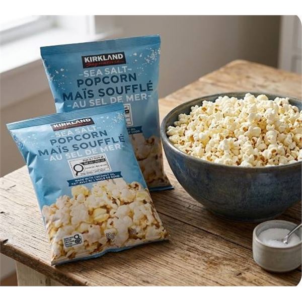 Kirkland Signature Sea Salt Popcorn 36x18g