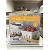 Image 2 : Over&back Multipurpose Stoneware Baskets Set