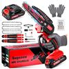 Image 1 : Angseen Mini Chainsaw with 6 Inch Guide