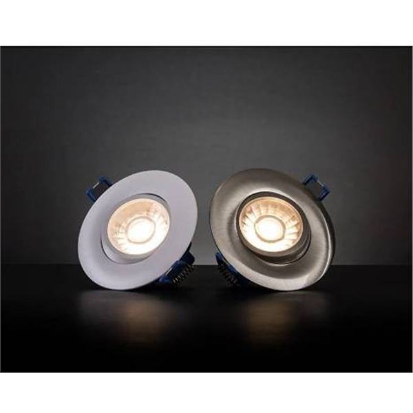 TRENTZ RETINA LED 3" Gimbal Recessed Light 4-Pack