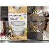 Image 5 : FUSION Solar Post Cap Light Stainless Steel - Set of 6