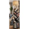 Image 1 : ZEXVIDA Bookcase with Lamp, Black