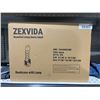 Image 3 : ZEXVIDA Bookcase with Lamp, Black