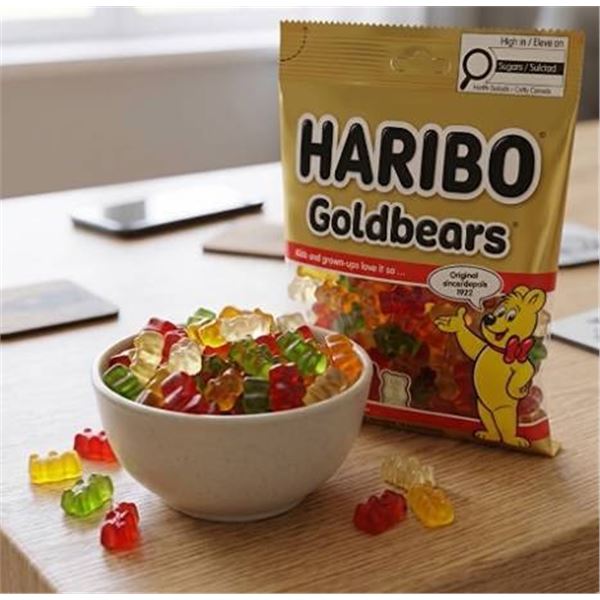 Haribo Goldbears 175g Gummy Candy Bag x 12