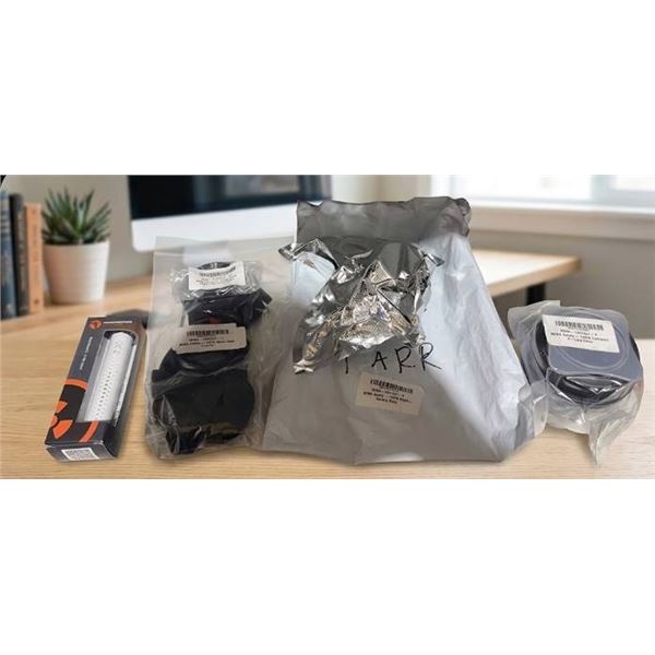Lot of MIRA Safety Dosimeter and TAPR Kit Components