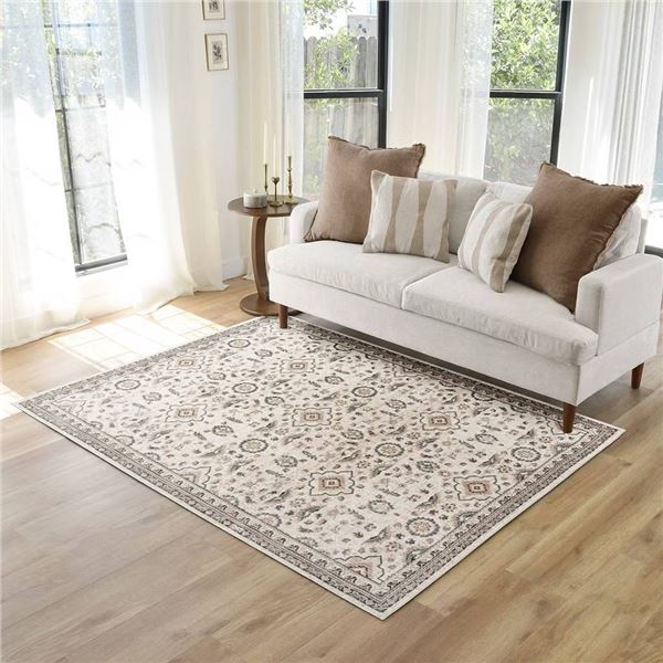 Thomasville Finlay Area Rug Bahiti Cream 5'3" x 7'