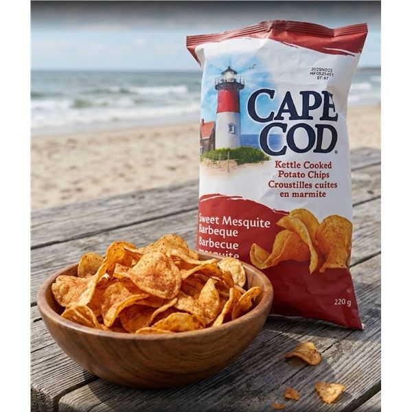 Cape Cod Sweet Mesquite BBQ Chips 12 x 220g