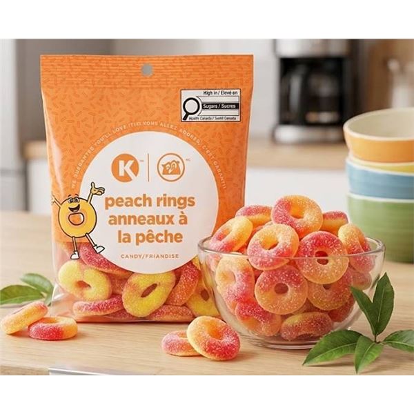 Peach Rings Candy 12 x 155g