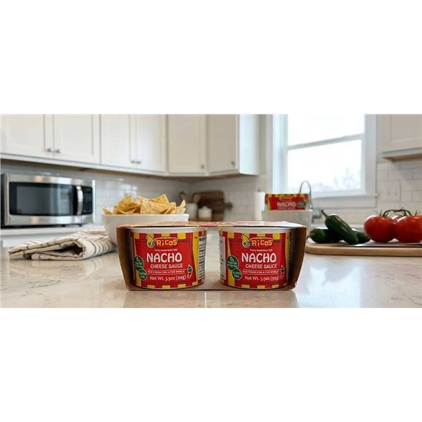Ricos Nacho Cheese Sauce Cups, 12 x ( 4 x 99g)