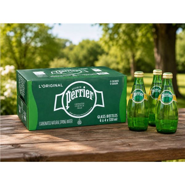 Perrier Glass Bottles 24 x 330ml