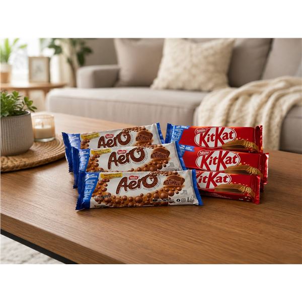 Lot of NestlÃ© Aero and KitKat Bars