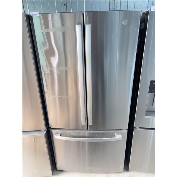 GE GWE19VGLFSS Stainless French Door Refrigerator