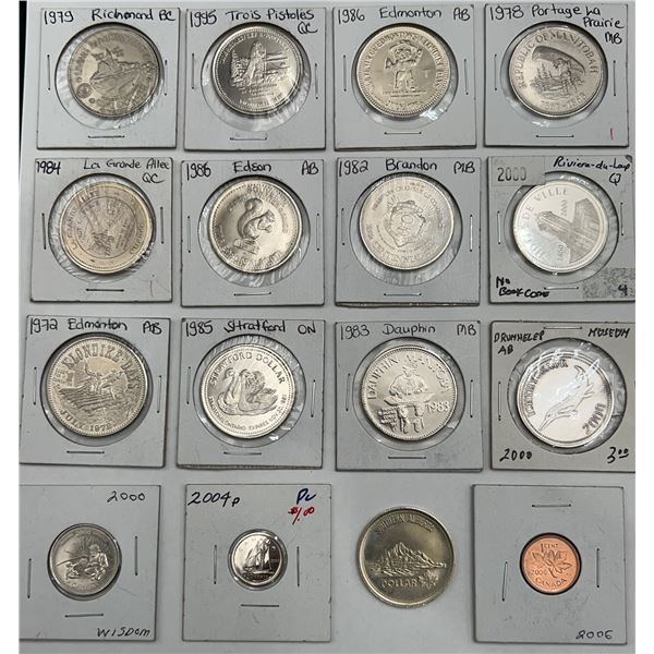 Canadian Commemorative Coins, 1978â€“2006 LOT of 16