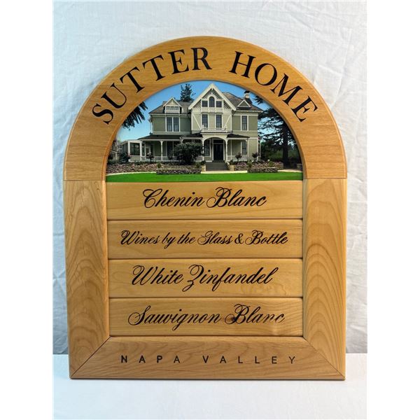 Sutter Home Napa Valley Plaque