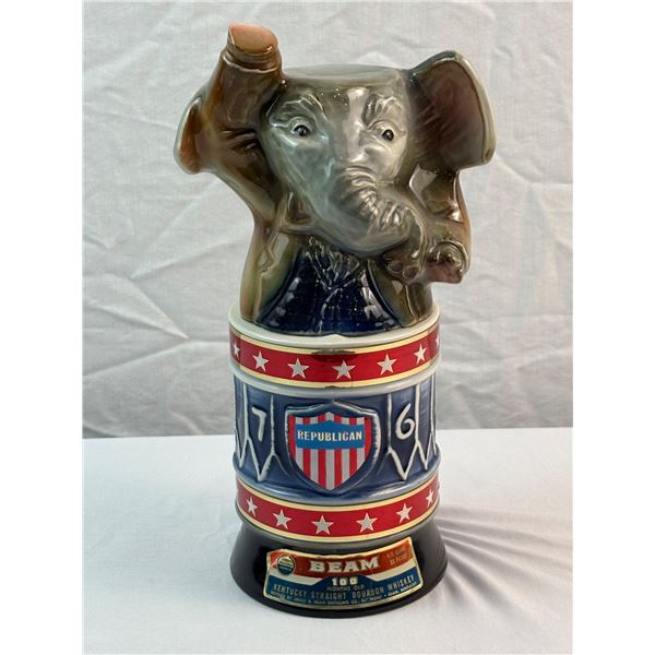 Kentucky Straight Bourbon Whiskey Elephant Decanter