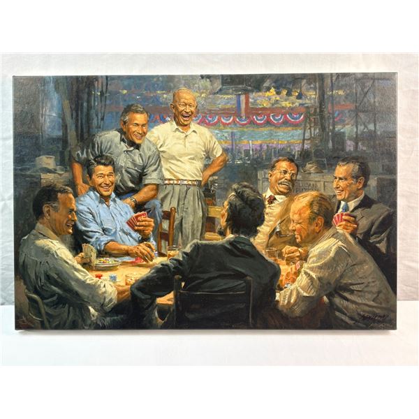 Grand Ol' Gang by Andy Thomas Canvas Print