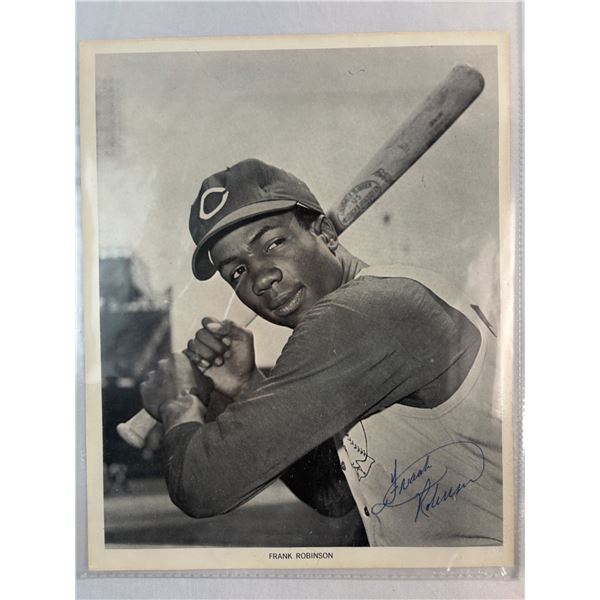 Signed Frank Robinson Photo