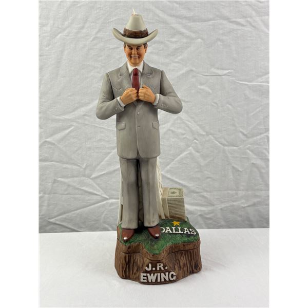 McCormick Straight Bourbon Whiskey J. R. Ewing Decanter & Music Box