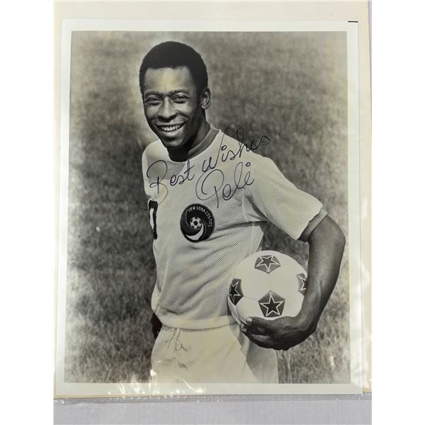 Pele Signed Photo
