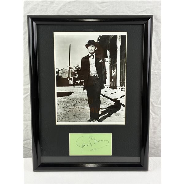 Signed Gene Barry Photo