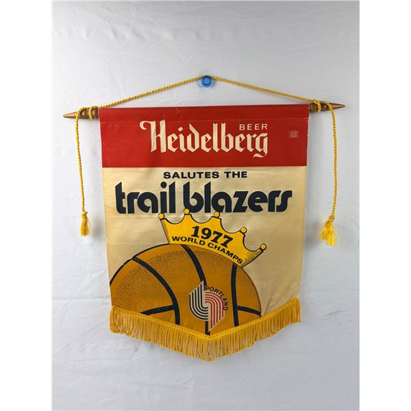 Portland Trailblazers Heidelberg Beer Banner