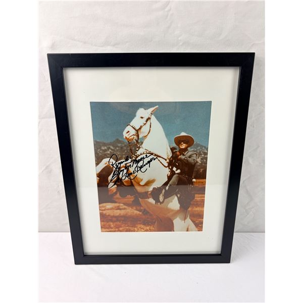 Autographed "Lone Ranger" Photograph