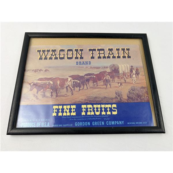 Wagon Train Brand Poster Print