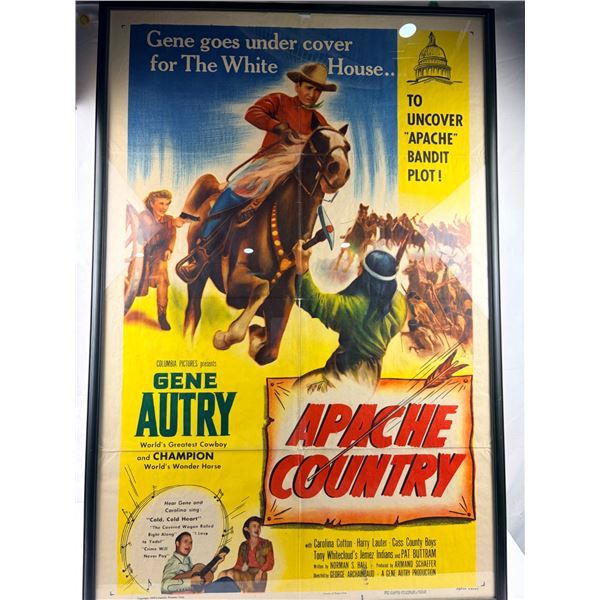Framed Apache Country Movie Poster