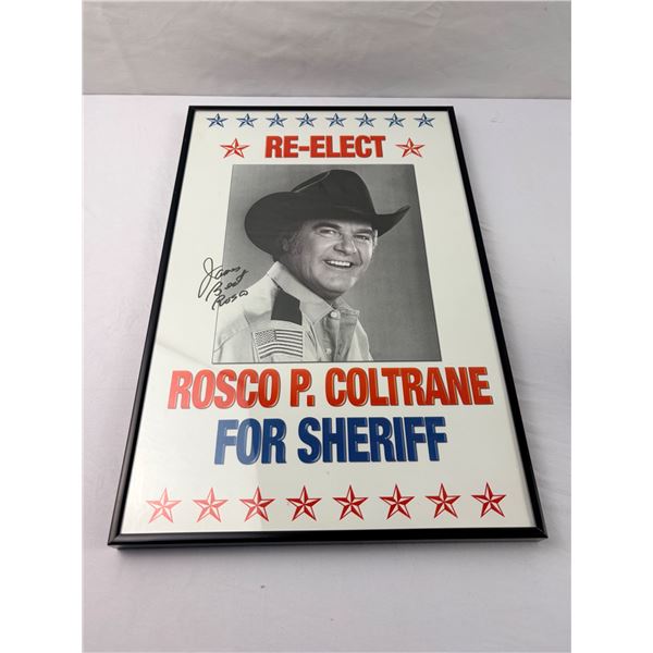 Autographed James Best Poster