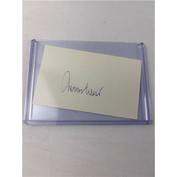 Jerry West Autograph