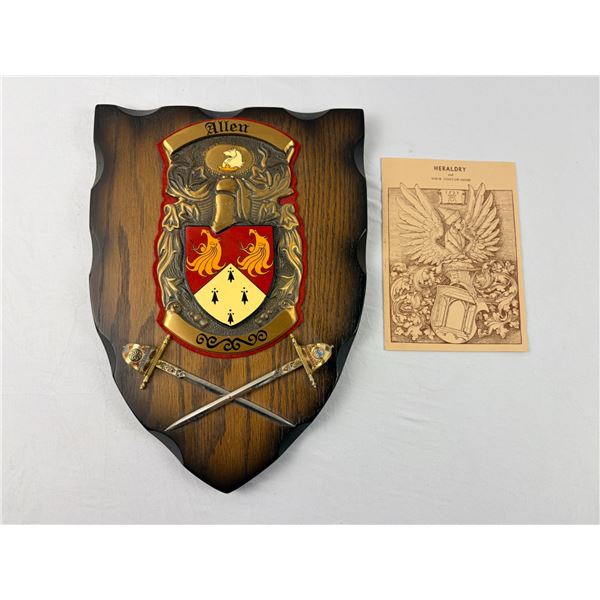 Coat of Arms Plaque