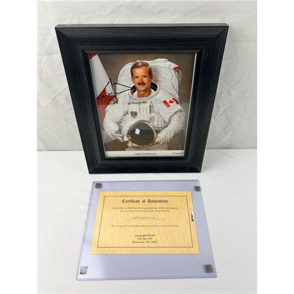 Autographed Picture of Chris Hadfield