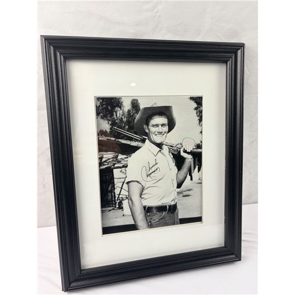 Chuck Connors Autographed Picture