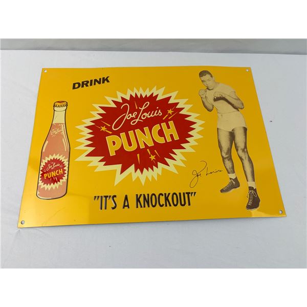 Joe Louis Punch Tin Sign