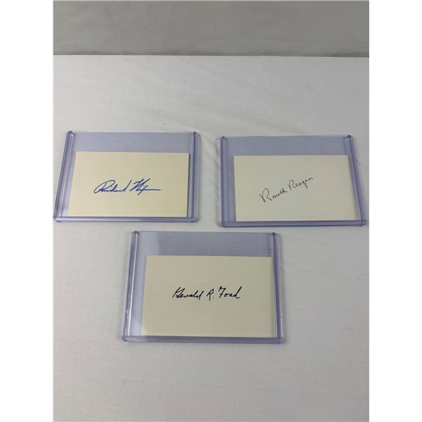 Former USA President Autographs