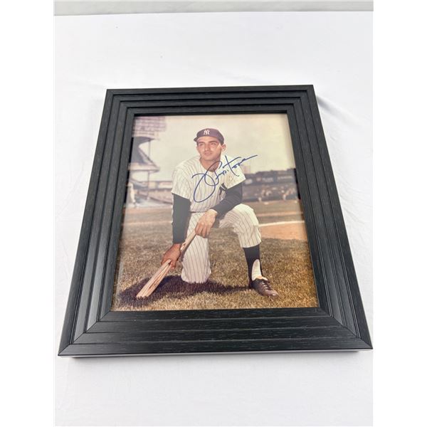Autographed Joe Pepitone Photograph
