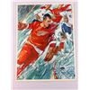 Image 1 : Detroit Red Wings Print Autographed by Gordie Howe
