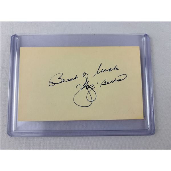 Yogi Berra Autograph