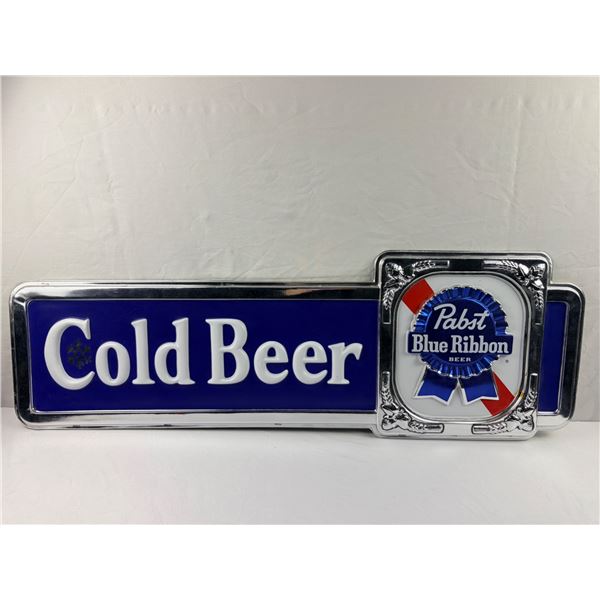 Pabst Blue Ribbon Bar Sign