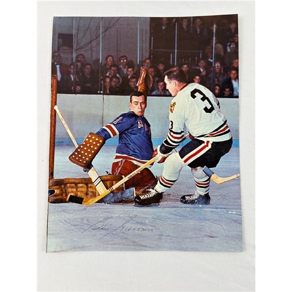 Photo with Eddie Giacomin's Autograph