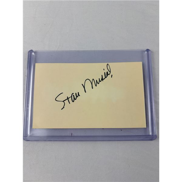 Stan Musial Autograph
