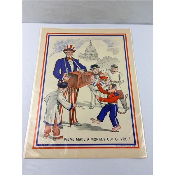 J.H. King Political Cartoon
