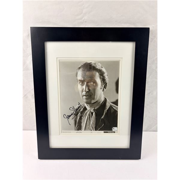 Signed "James Stewart in Broken Arrow" Photograph
