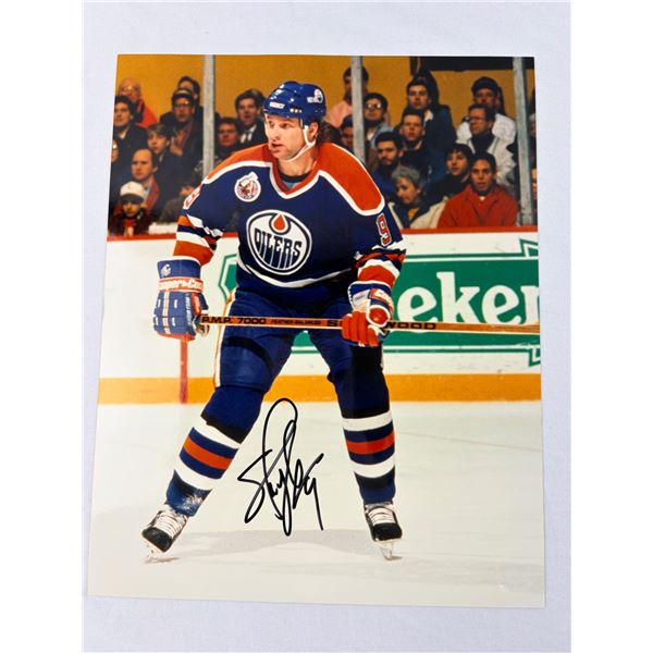 Autographed Shayne Corson Photograph