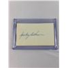 Image 1 : Sparky Anderson Autographed Index Card