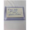 Image 1 : Autographed Maurice Richard Index Card