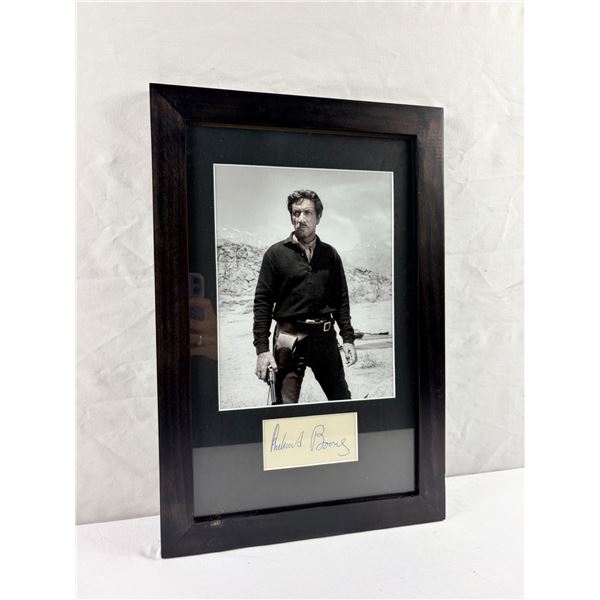 Richard Boone Autographed Picture